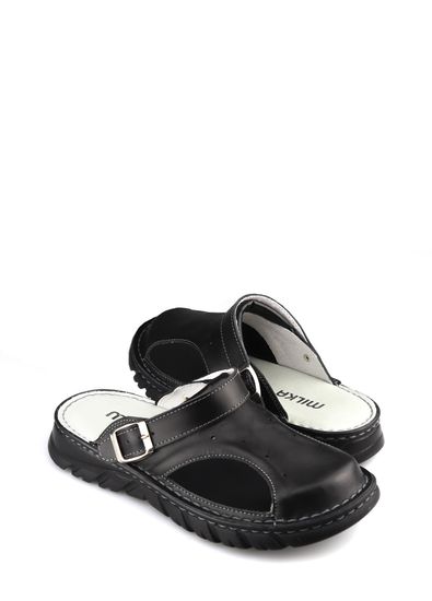 15 | "Kina" | Черные женские медицинские сабо натуральная кожа