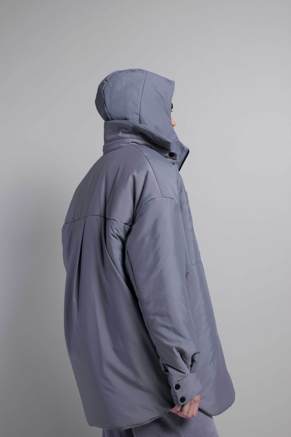 Капюшон-манишка Alexandra Talalay AH001 серый