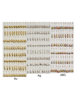 Мормышка металлическая паяная №48 (набор), Au, 80шт