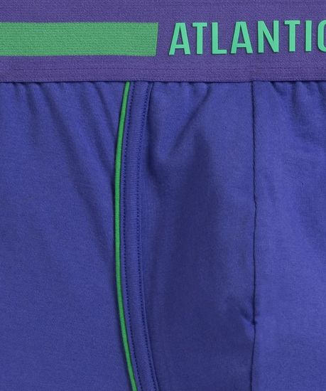 Трусы мужские боксеры (3шт), Atlantic 3MH-181, темно-синий + зеленый + фиолетовый