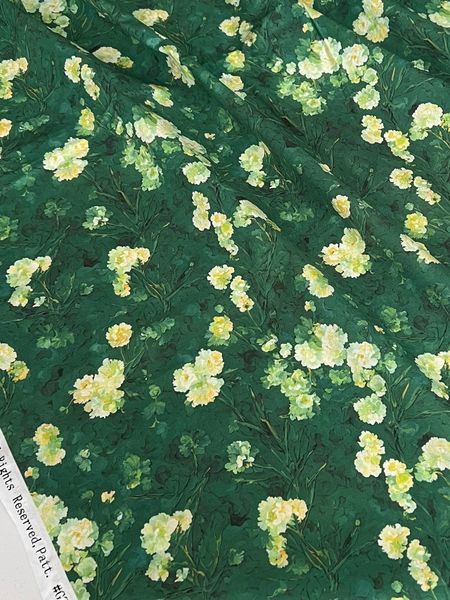 НЕЖНОСТЬ ЛУГА , ЗЕЛЕНЫЙ - 100% ХЛОПОК 4