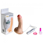 Вибратор-реалистик 107 (Цвет: телесный)