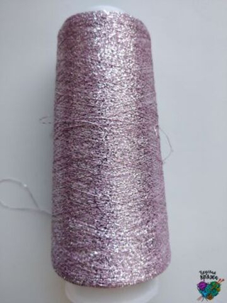 Розовая лаванда, арт. 25, люрекс