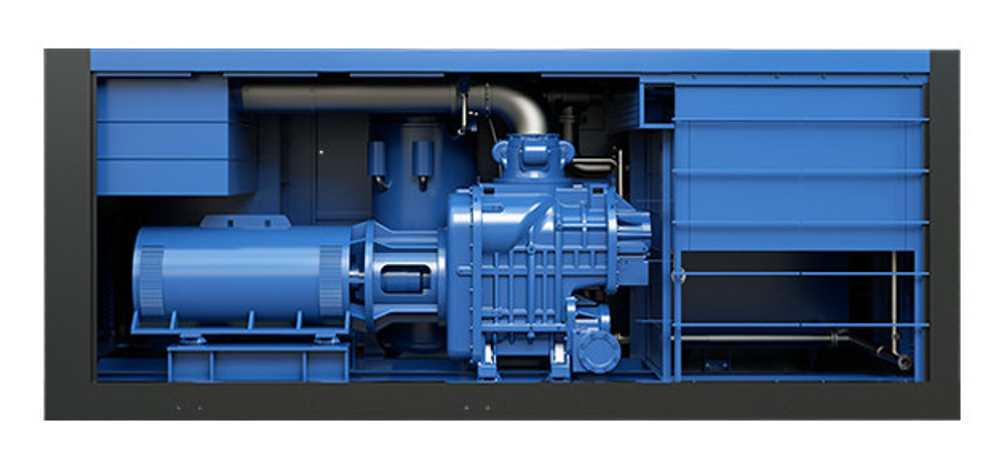 Винтовой компрессор UCS UDT355W-10 (10kV) — Фото №3 