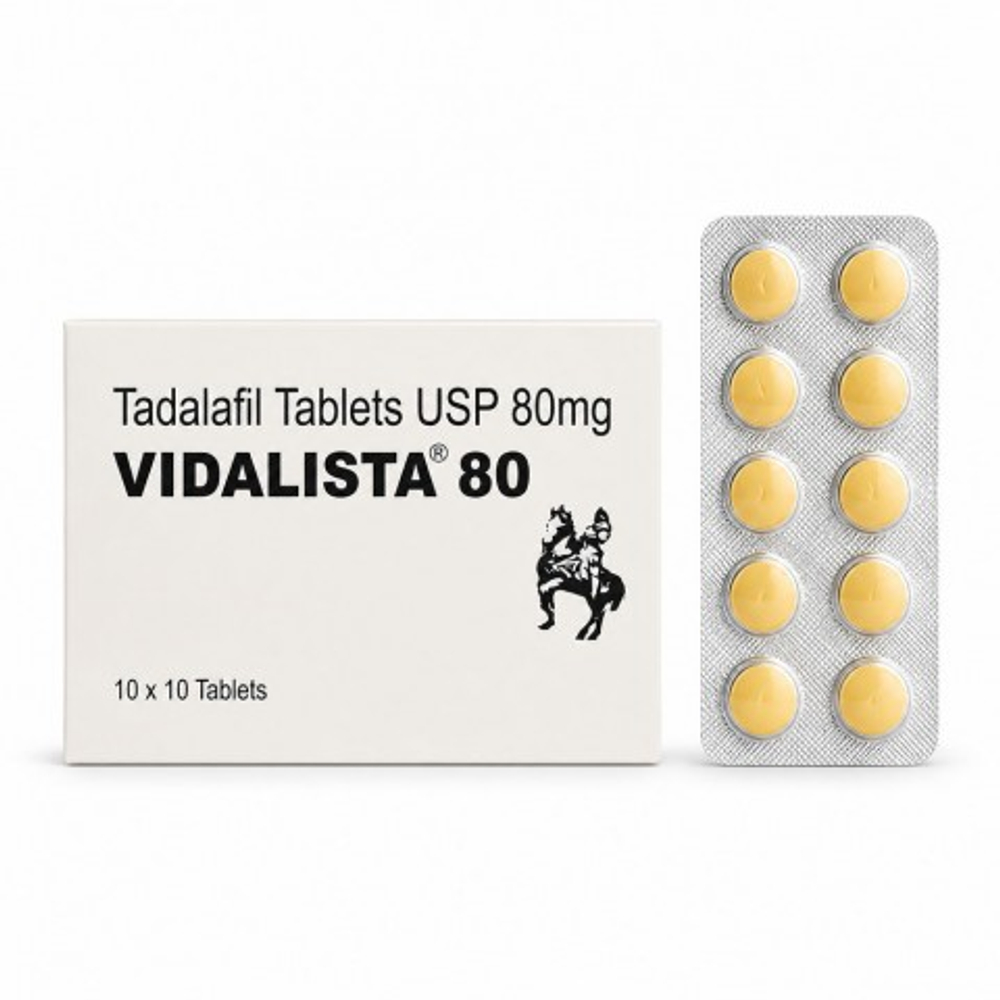 Препарат для усиления эрекции Vidalista 80 (10 таб.)