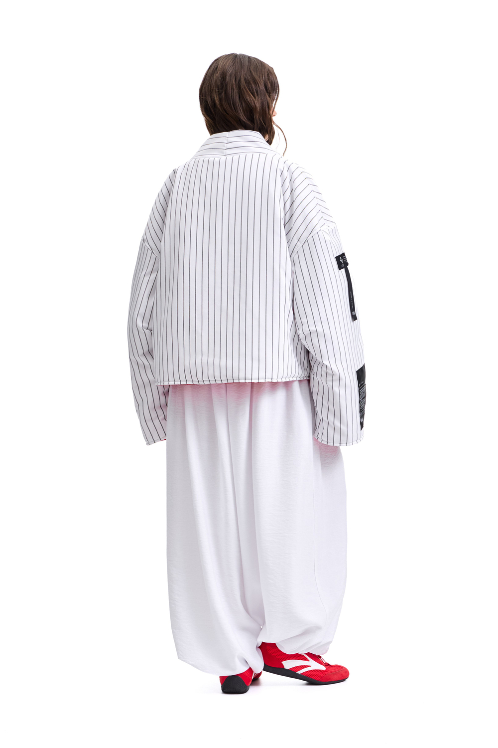 Куртка двустороняя TULUP white/red