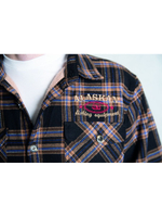 Рубашка мужская в клетку теплая с длинным рукавом  XXL