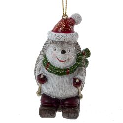 GAEM Фигурка декоративная подвесная "Ежик", L4 W5 H8 см, 4в.