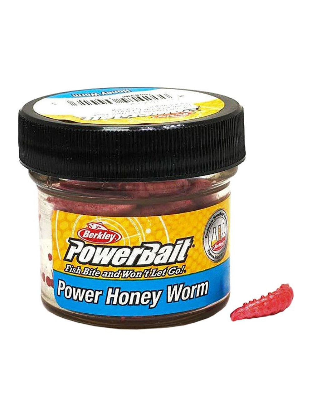 Приманка мягкая гусеница Berkley PowerBait Power Honey Worm, 2,5 см, 25 шт, Black