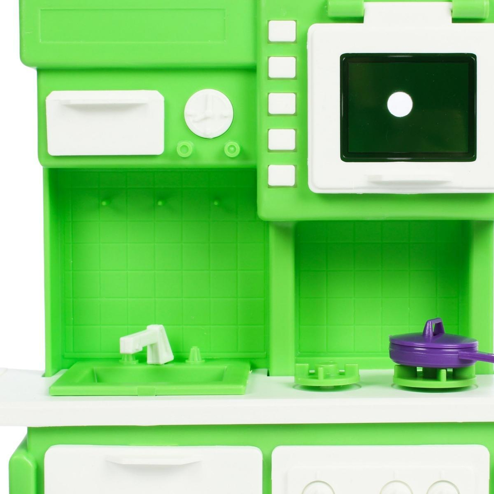 Кухня "Конфетти". Зеленая (Огонек)