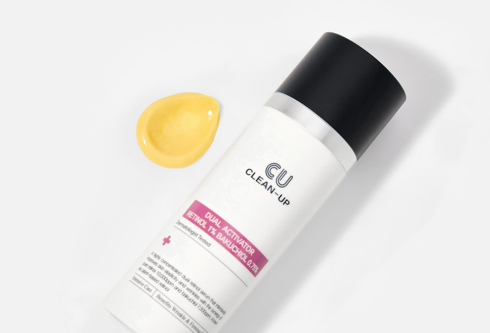 Сыворотка - Активатор двойного действия с Ретинолом 0,3% и Бакучиолом 0,75% CU CLEAN-UP , 30 мл