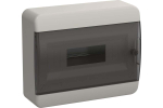 Корпус пластиковый ЩРН-П-12 IP41 черная прозрачная дверь TEKFOR IEK