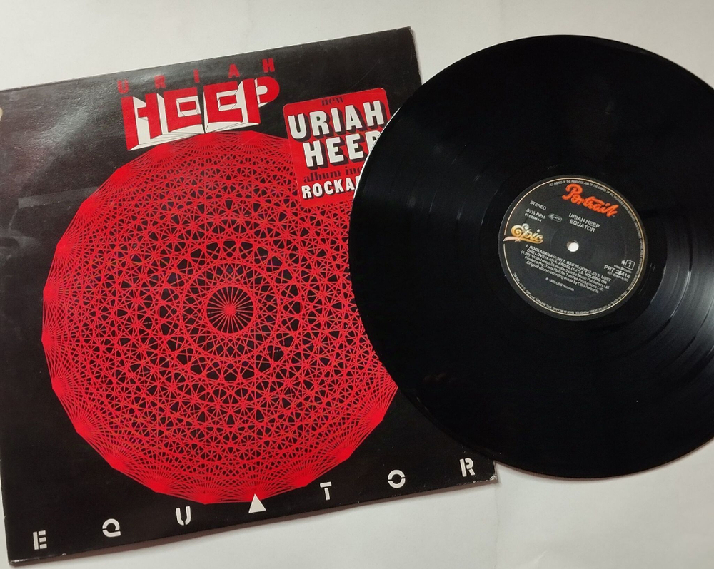 Винтажная виниловая пластинка LP Uriah Heep Equator (Germany 1985)