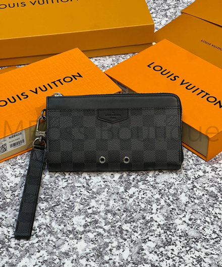 Мужское портмоне Louis Vuitton Zippy Dragonne Damier Graphite