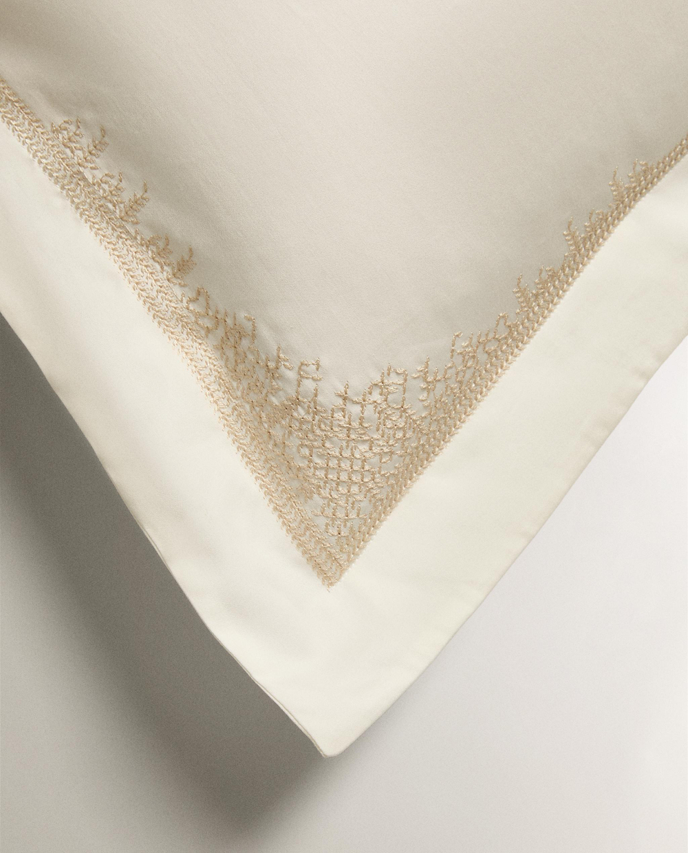 Наволочка Zara Home сатин, хлопок 100%, однотонный, 6170/091