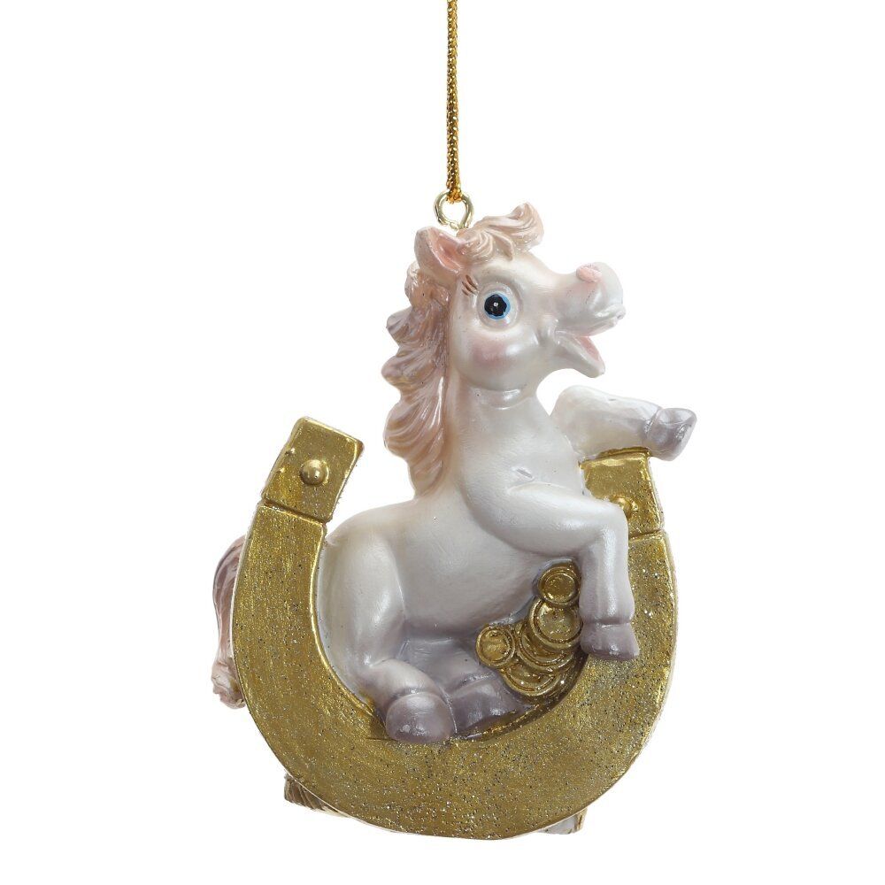 GAEM Фигурка декоративная подвесная "Лошадка", L5 W3 H7,5 см, 6в.