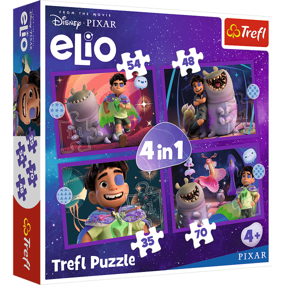 Puzzles - &quot;4in1&quot; - Elio&#39;s extraterrestrial missions / Disney Elio