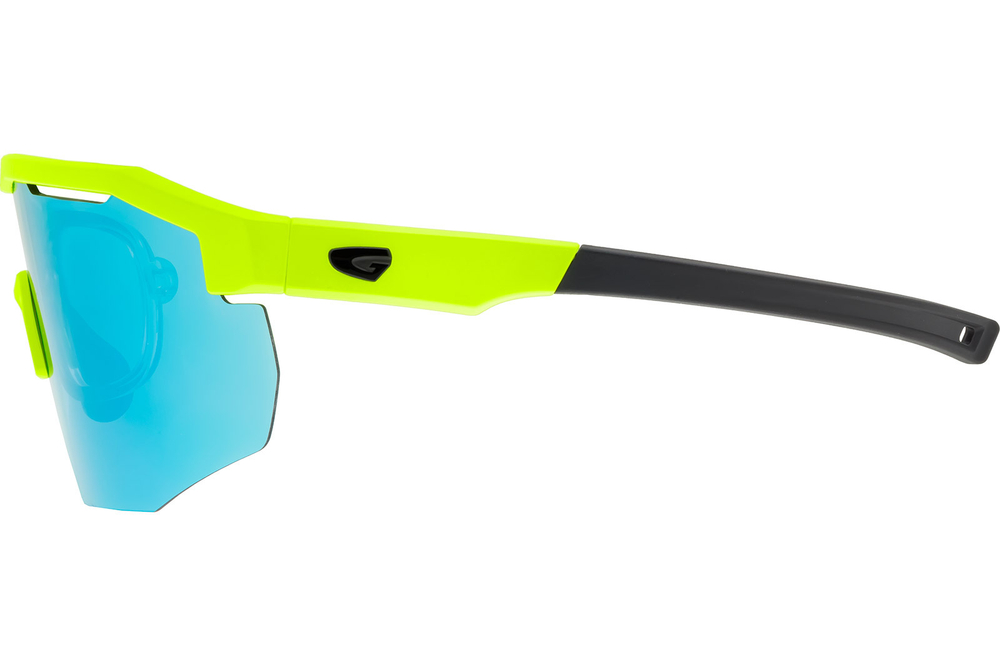 Спортивные очки GOG Argo / Matt Neon Green-Black / White-Blue Lens