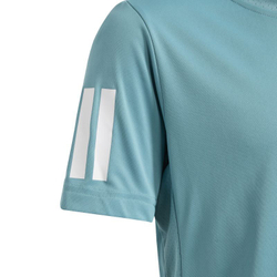 Детская теннисная футболка Adidas Club Tennis 3-Stripes - powder teal