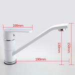 Смеситель для кухни, Frap, с картриджем, бел, F4931