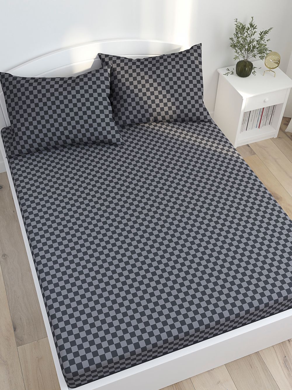 Простынь на резинке "Роджер" 180х200 см, поплин