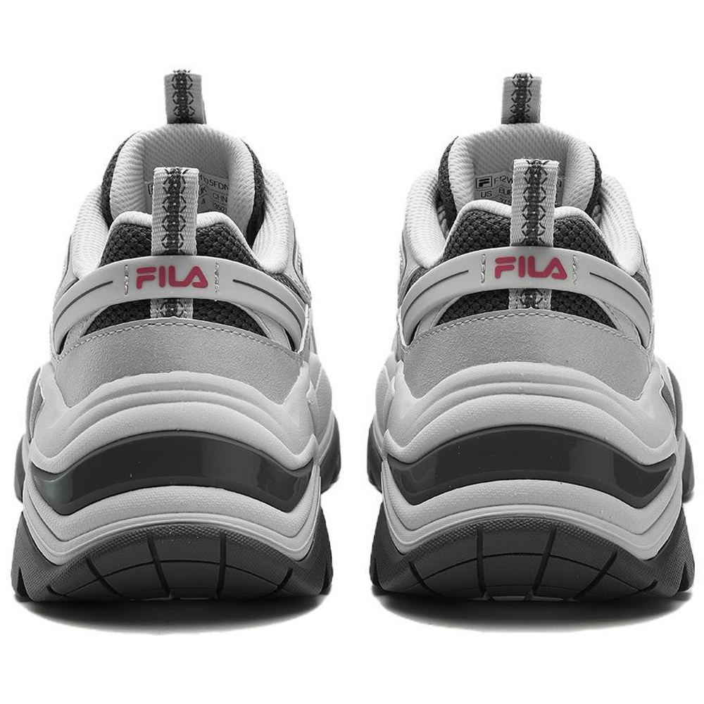 FILA Fila fishbone 1S casual and comfortable all-match non-slip low-cut life casual shoes women's rain and fog gray