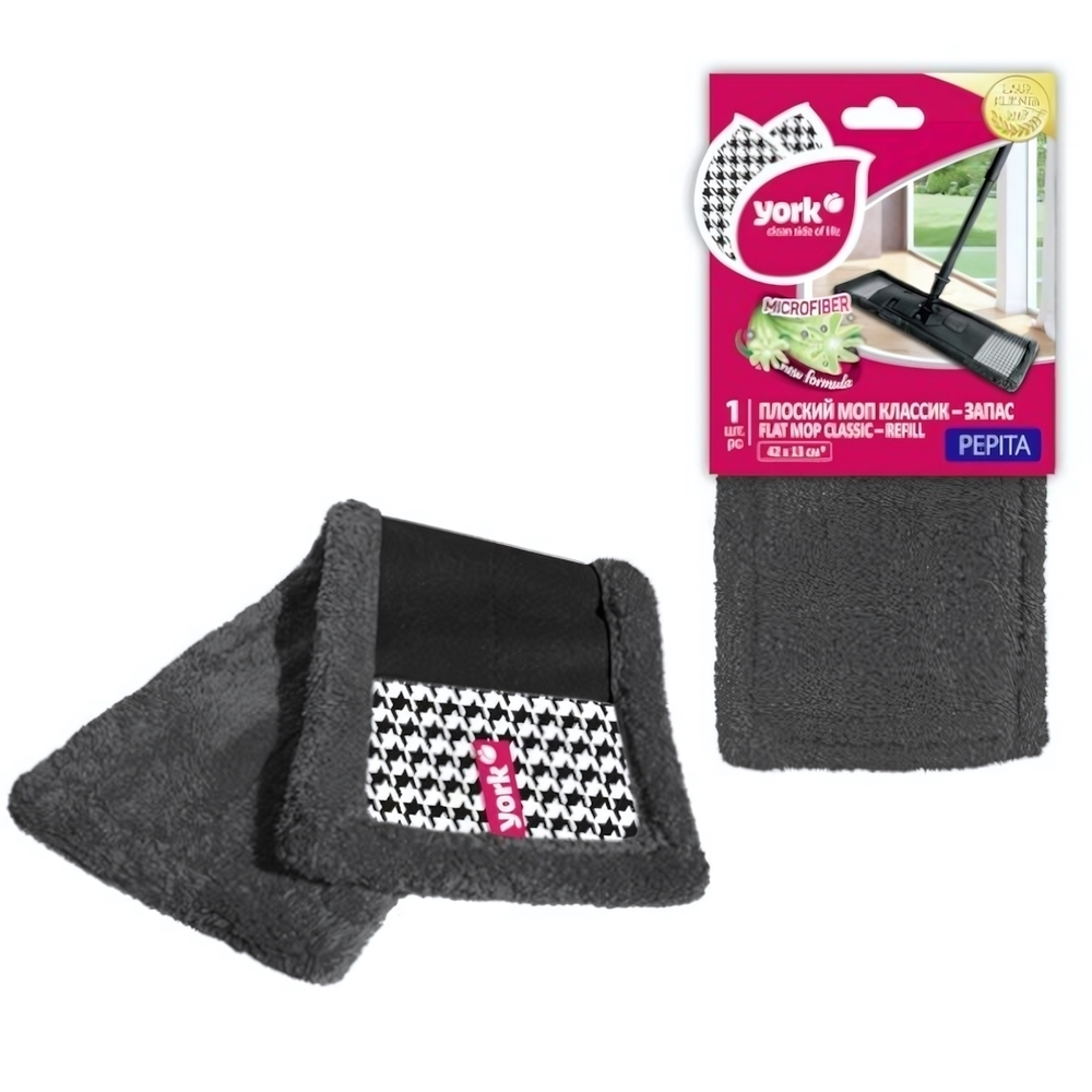 Насадка для швабры СТАЙЛ Классик Пепита 42*13см вес 50 гр. YORK