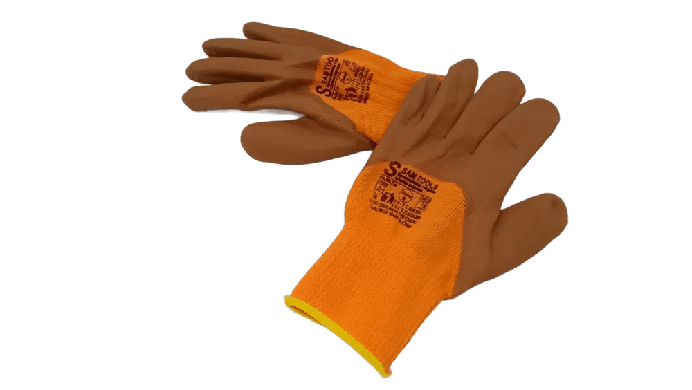 Теплые перчатки SAMGRUPP акриловые с вспененным латексным обливом SAMC-074000008