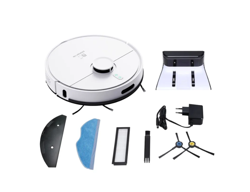Робот-пылесос PVCR 4500 WIFI IQ Home, сухая и влажная уборка, белый