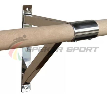 Кронштейн пристенный однорядного балетного станка (нерж. сталь)