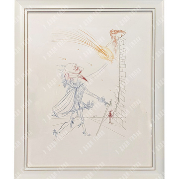 Дали Сальвадор. Сирано де Бержерак и Роксана. Бумага, литография, 1972