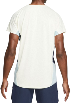 Мужская теннисная футболка Nike Court Dri-Fit Slam Tennis Top M - ocean cube/coconut milk/obsidian/white