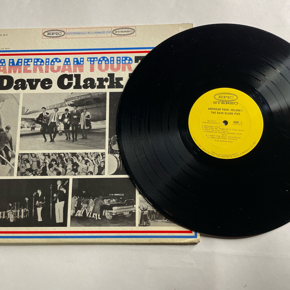 Винтажная виниловая пластинка LP The Dave Clark Five American Tour (США 1964)
