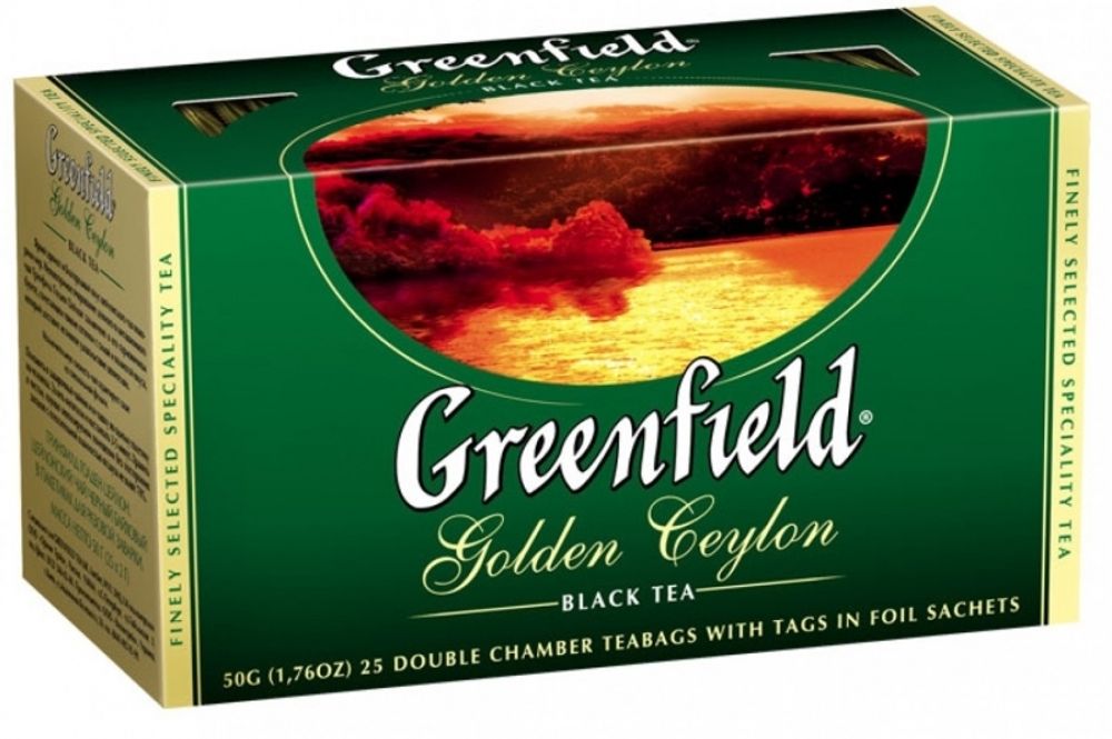 Чай черный Greenfield, Golden Ceylon, 25 пак