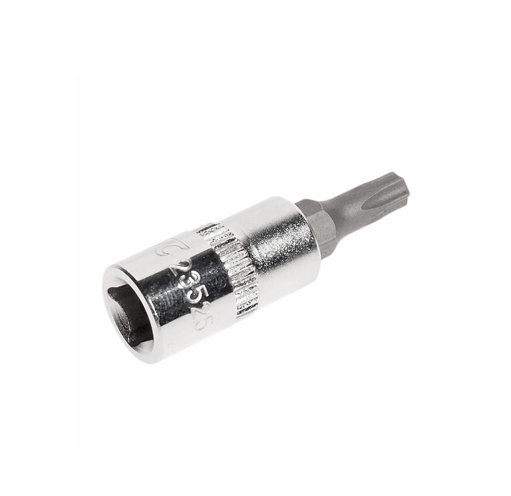 Бита-головка 1/4" TORX T25Hх37мм с отверстием JTC