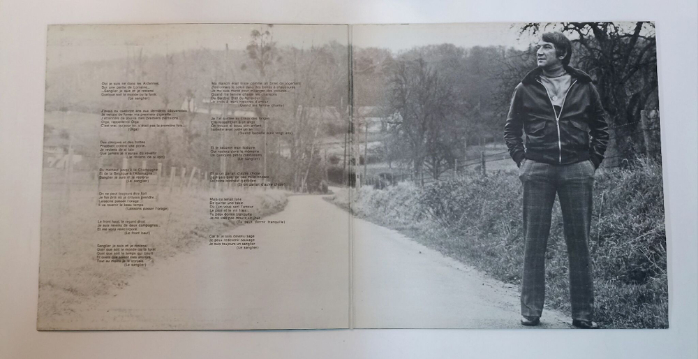 Винтажная виниловая пластинка LP Felix Marten Si On Parlait Dautre Chose (France 1975)