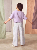 Брюки широкие для девочки Next AB1-530, Розовый, Зеленый