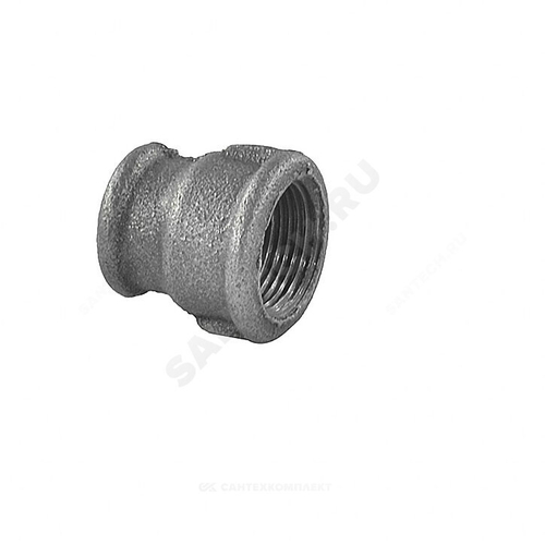 Муфта переходная чугун Ду 25х15 (1"х1/2") ВР Fittex