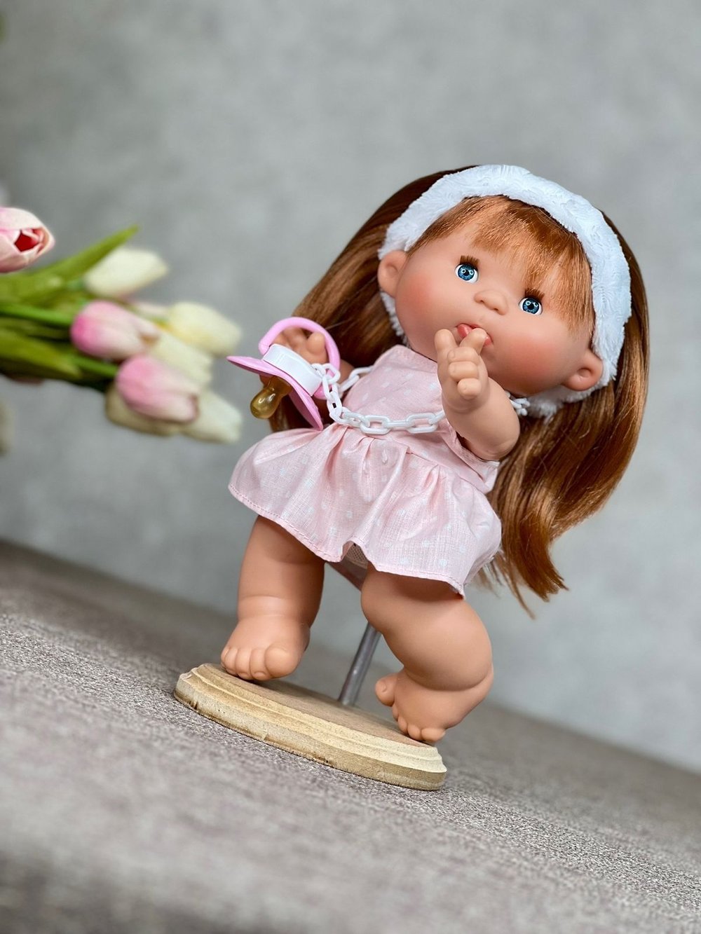 Пупс Nines 26см PEPOTE с закрыв. глазками (N804S27)