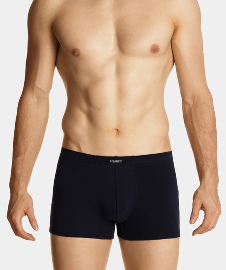 Трусы мужские боксеры (3шт), Atlantic 3MH-025, темно-синий + темно-синий + темно-голубой