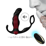 Стимулятор простаты с ДУ Useeker USK-P02 BL с эрекционным кольцом Knight. 141*122*40
