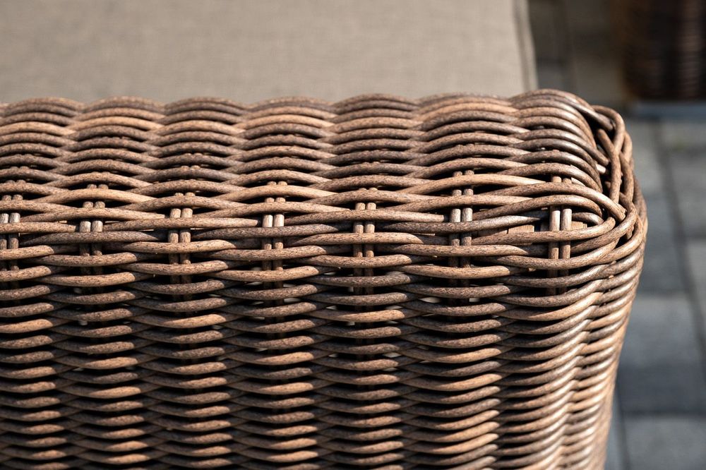 "Капучино Сингл" лаунж-зона из искусственного ротанга, цвет коричневый