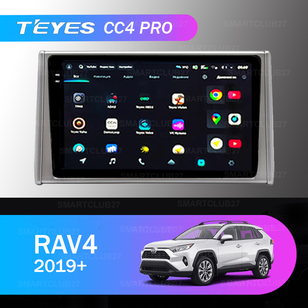 Teyes CC4 Pro 10,2" для Toyota RAV4 2019+ (тип1)