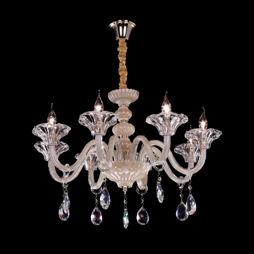 Citilux Ирида CL351181 Люстра стеклянная подвесная Шампань