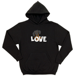 Толстовка "Такса - LOVE"