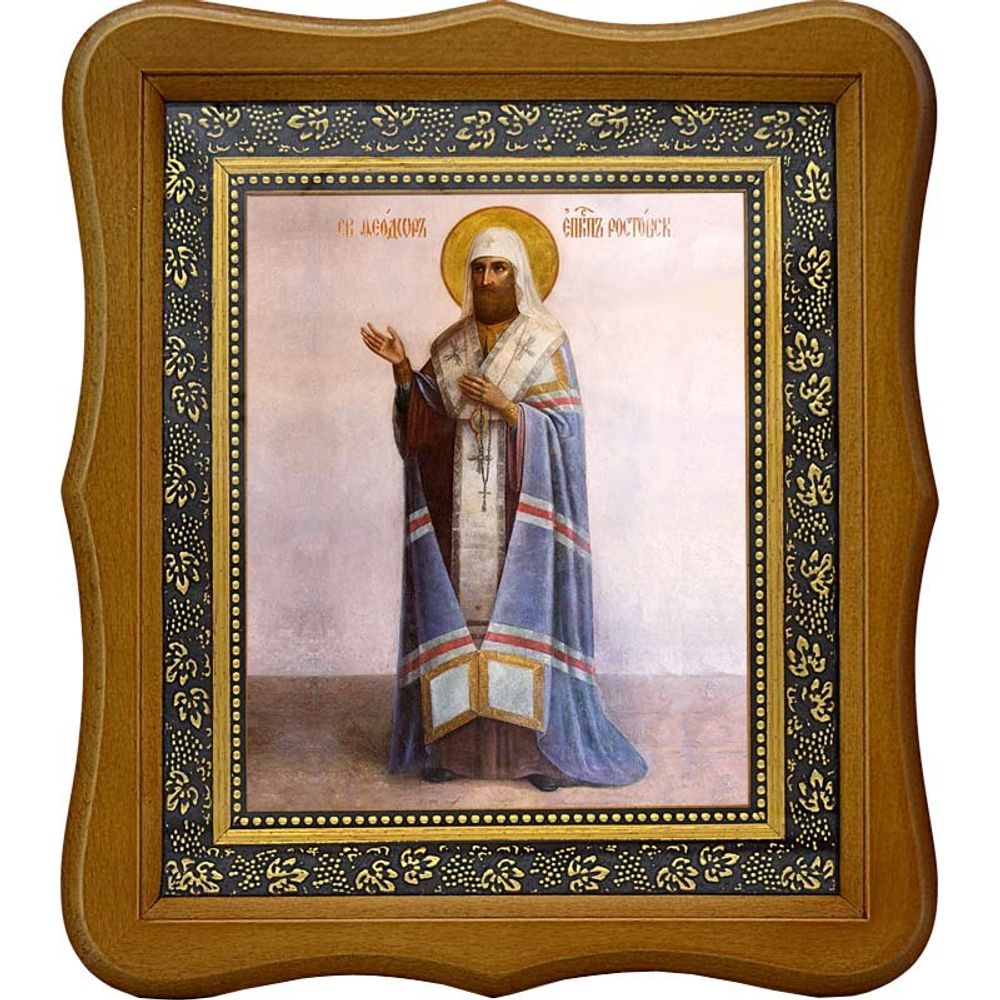 Феодор, архиепископ Ростовский, святитель. Икона на холсте.
