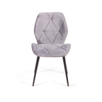 Стул Crystal, бархат светло-серый 26