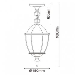 Подвесной светильник DeMarkt Фабур 1 804010401