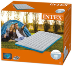 Надувной кемпинговый матрас Intex 127х193х24 см.
