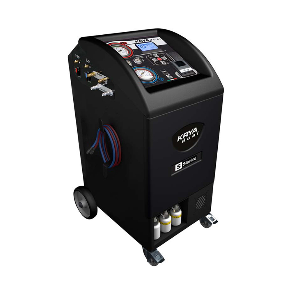 KRYA ADVANCE DUAL PRINTER  установка для обслуживания кондиционеров c фреонами R134а и HFO1234yf, автомат, принтер, SPIN (Италия)